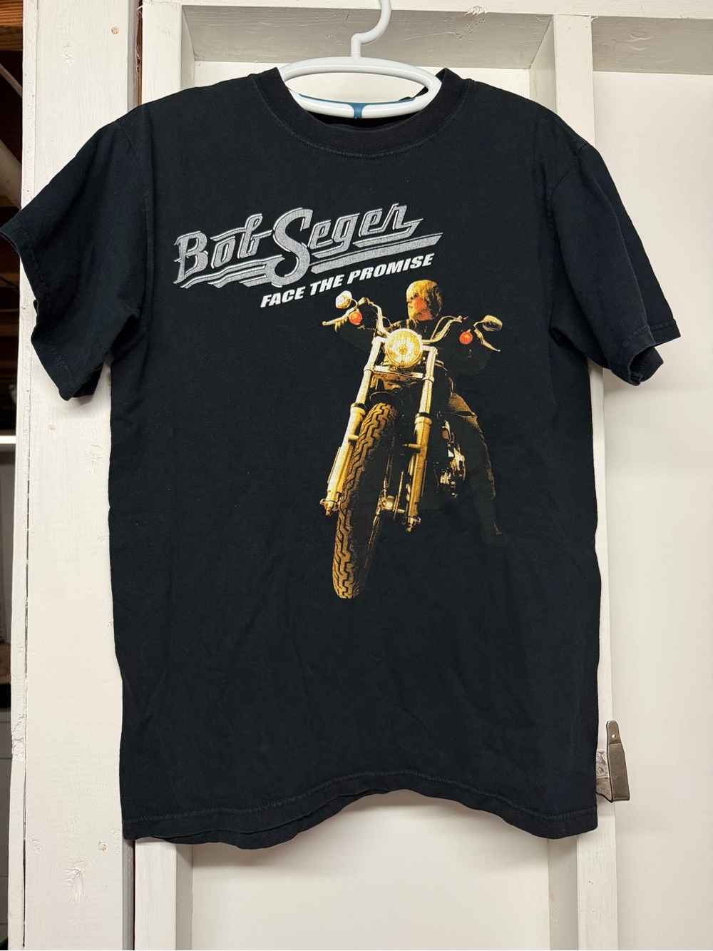 Bob Seger Face The Promise Tour 2006-2007 Black T-Shirt XL Anvil Cotton Medium